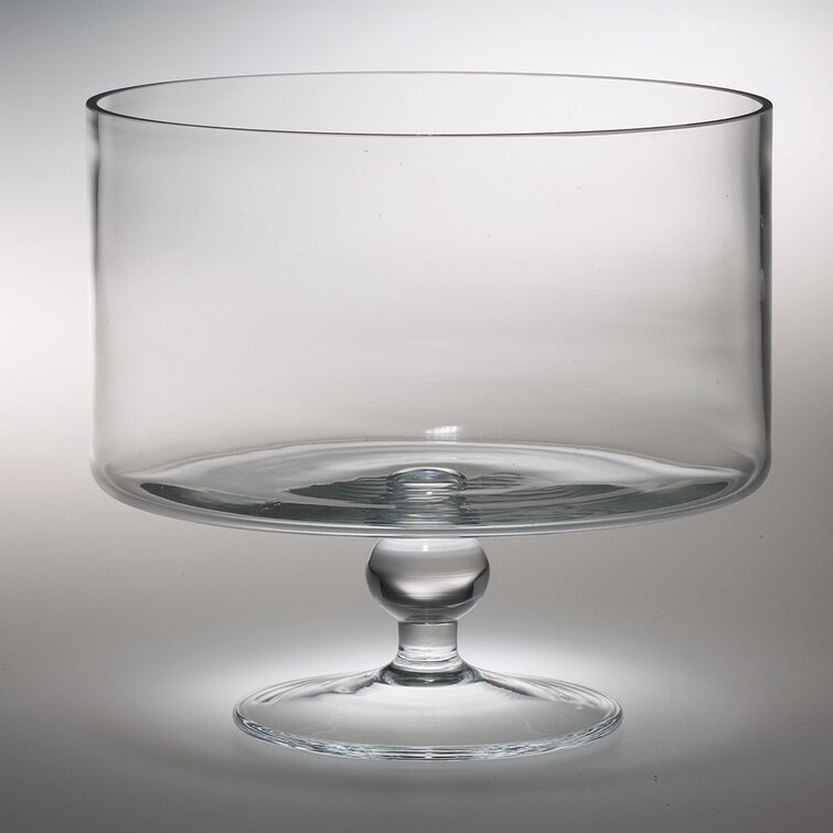 Large glass outlet trifle bowl